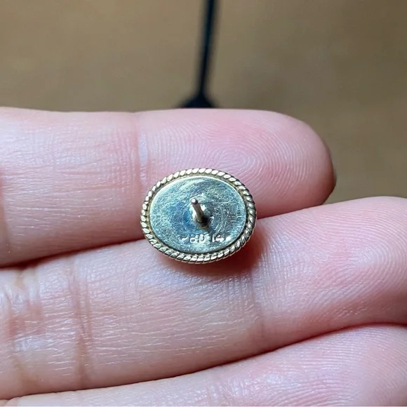 Vintage 14K Turquoise Stud Earrings